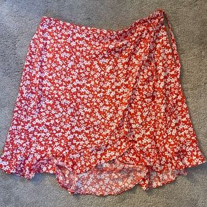 J. Crew Mercantile Floral Skirt Size XL